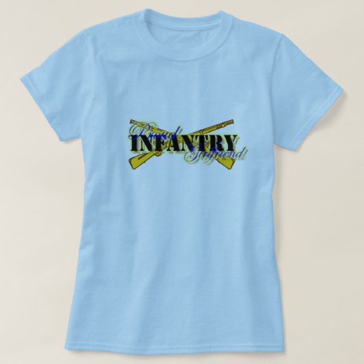 T-shirt Amie fière d'infanterie (Design devant)
