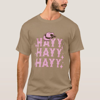 T-shirt Amies amusantes Hayy Horse Cowgirl