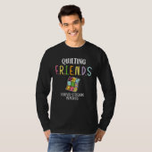 T-shirt Amies de patchwork pour toujours Couture de souven (Devant entier)