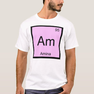 T-shirt Amina Nom Chimie Élément Tableau Périodique