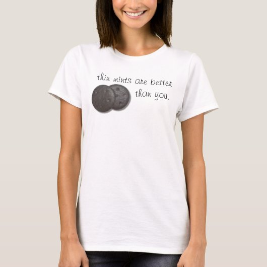 T-shirt amincissez les menthes (Devant)