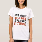 T-shirt Amis & Alcool (Devant)