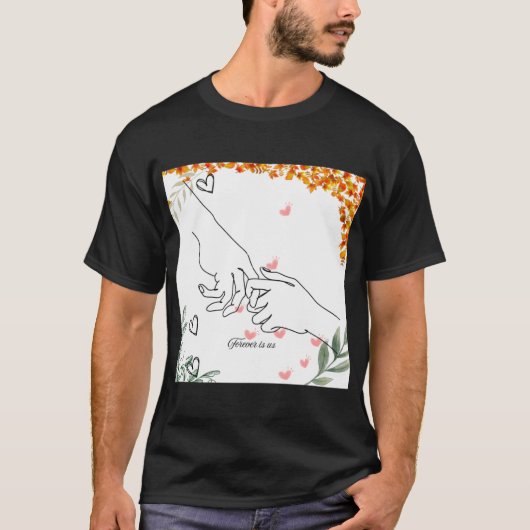 T-shirt amis américains (Devant)