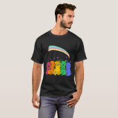 T-shirt amis arc-en-ciel (Devant entier)