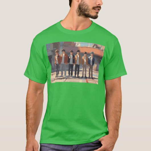 T-shirt Amis Boy Band (Devant)