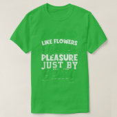 T-shirt Amis Comme Fleurs Donner Plaisir JusteAmitié (Design devant)