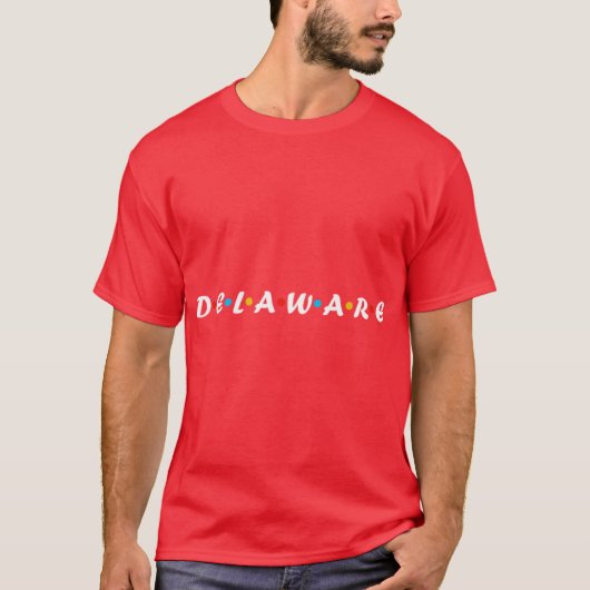 T-shirt Amis dans le Delaware (Devant)