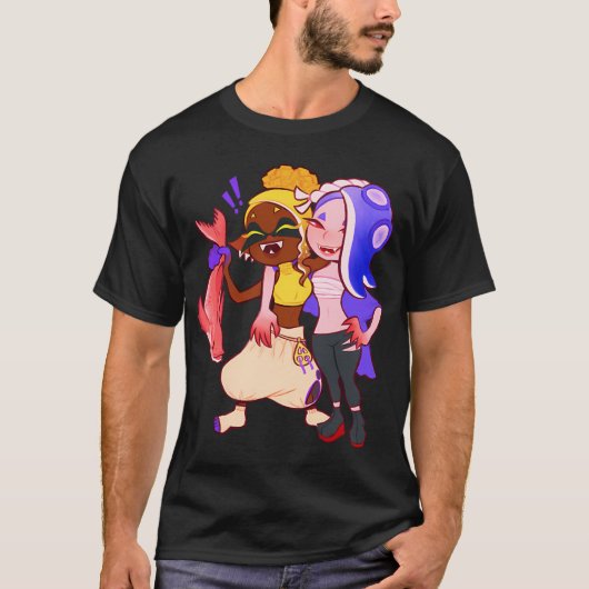 T-shirt Amis de calmar et de pieuvre (Devant)