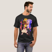 T-shirt Amis de calmar et de pieuvre (Devant entier)