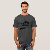 T-shirt amis de camping de luxe (Devant entier)
