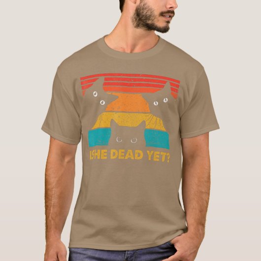 T-shirt amis de chat isHeVintageDeadYet (Devant)