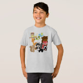 T-shirt Amis de forêt (Devant entier)