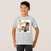 T-shirt Amis de forêt (Devant entier)