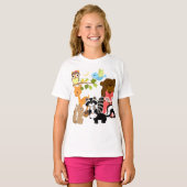 T-shirt Amis de forêt (Devant entier)
