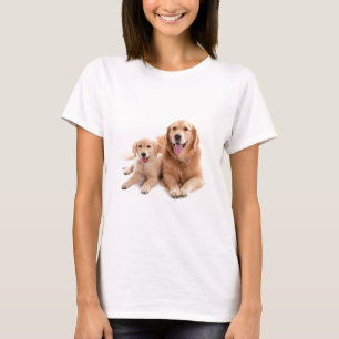 T-shirt Amis de golden retriever