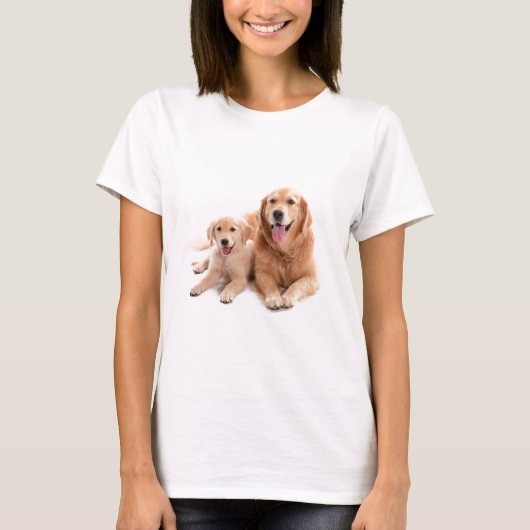 T-shirt Amis de golden retriever (Devant)
