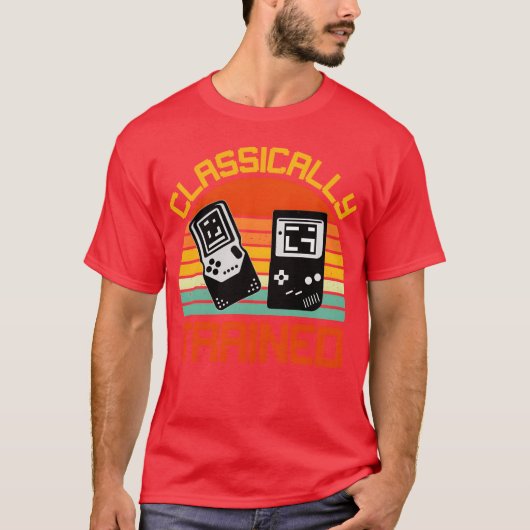 T-shirt Amis de jeux classiques (Devant)