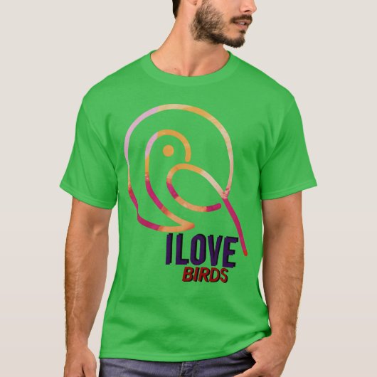 T-shirt Amis de la famille des oiseaux (Devant)