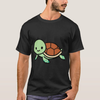 T-shirt Amis de la tortue de mer fille rétro