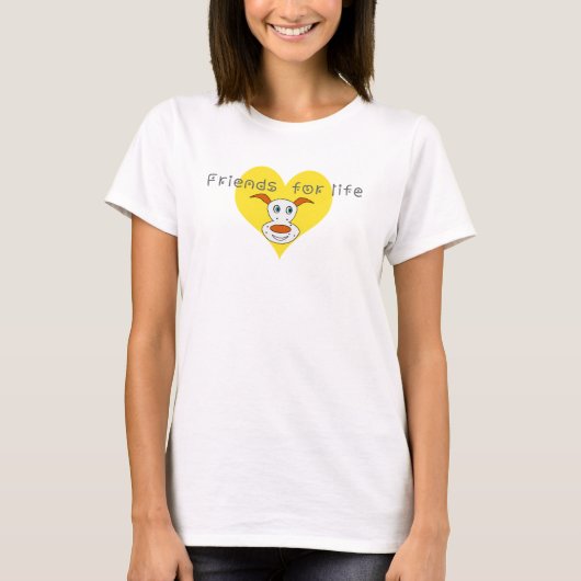 T-shirt Amis de la vie (Devant)