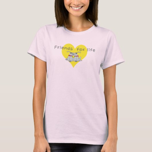 T-shirt Amis de la vie (Devant)