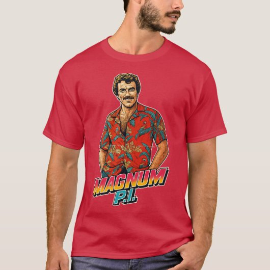 T-shirt amis de Magnum PI (Devant)