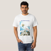 T-shirt Amis de plage de chien d'Oceanside (Devant entier)