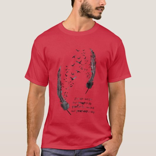 T-shirt Amis de plumes d'oiseaux (Devant)