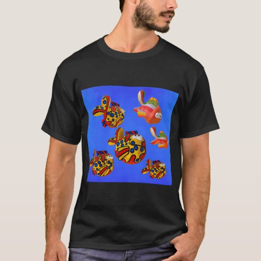 T-shirt Amis de poissons (Devant)