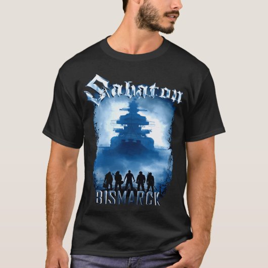 T-shirt amis de Sabaton Bismarck (Devant)