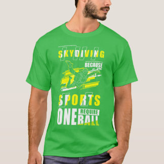 T-shirt Amis de sports de parachutisme en vol