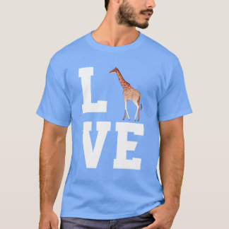 T-shirt Amis des girafes aimés