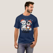 T-shirt Amis d'hiver Cosy Noël avec les ours Pinguin r (Devant entier)