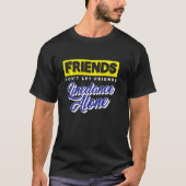 T-shirt Amis Don Laisser les amis Linedance Alone Groupe D (Devant)