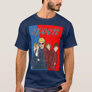 T-shirt Amis du groupe Spoon Band Art
