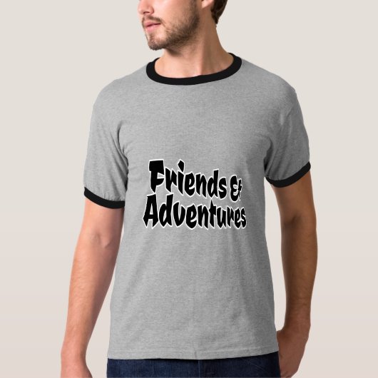 T-shirt Amis et aventures (Devant)