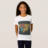 T-Shirt Amis et joie (Devant entier)
