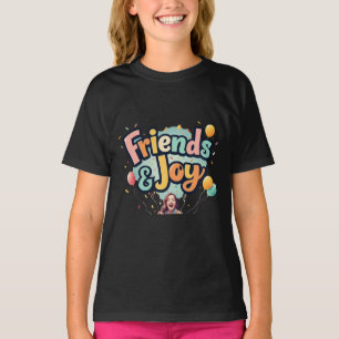 T-shirt Amis et joie - Harmonie colorée Tee
