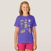 T-shirt AMIS™ | Icônes de dessin 2 (Devant entier)