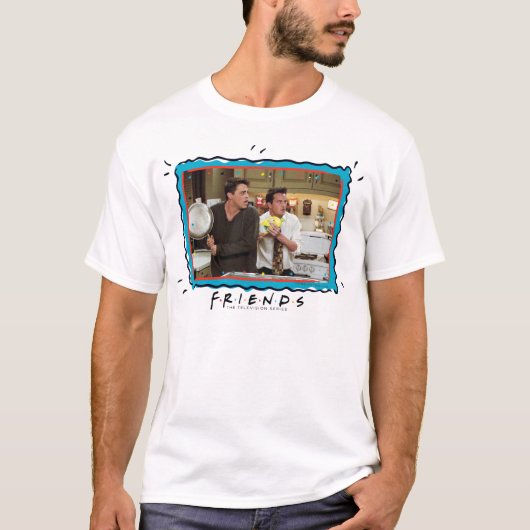 T-shirt AMIS™ | Joey & Chandler Scared (Devant)