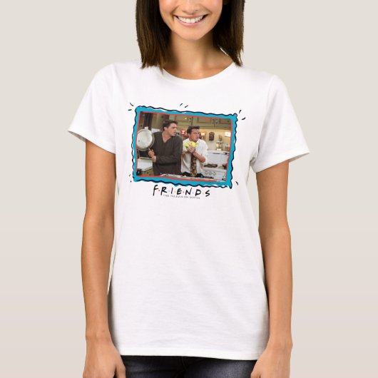 T-shirt AMIS™ | Joey & Chandler Scared (Devant)