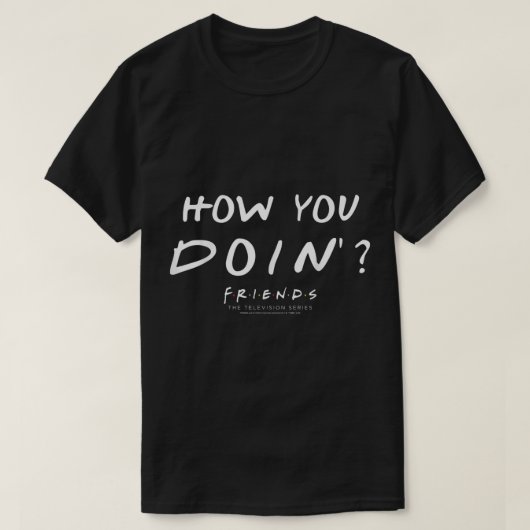 T-shirt Amis Joey Comment tu fais (Design devant)