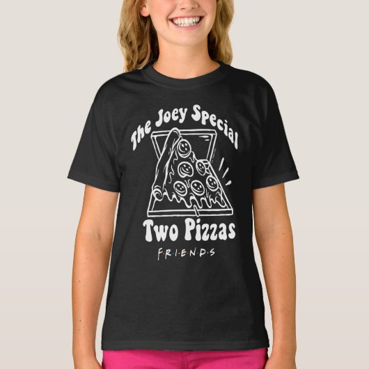 T-shirt AMIS™ | Joey Pizza Citation (Devant)