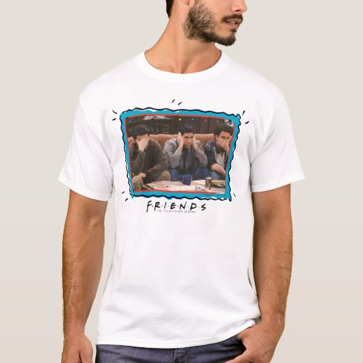 T-shirt AMIS™ | Joey, Ross et Chandler sur le canapé (Devant)