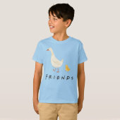 T-shirt AMIS™ | Le poussin et le canard (Devant entier)