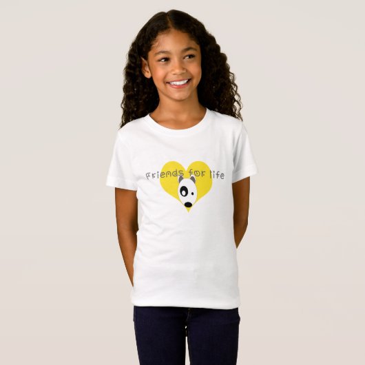 T-Shirt amis pour la vie (Devant entier)