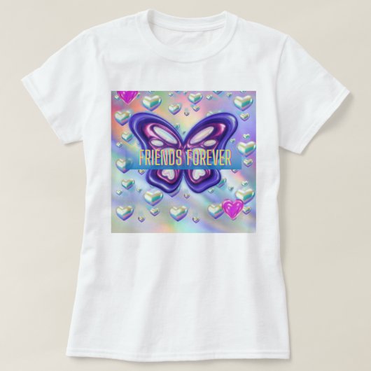 T-SHIRT AMIS POUR TOUJOURS (Design devant)