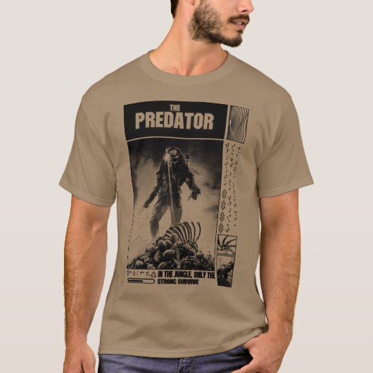 T-shirt Amis prédateurs amis (Devant)