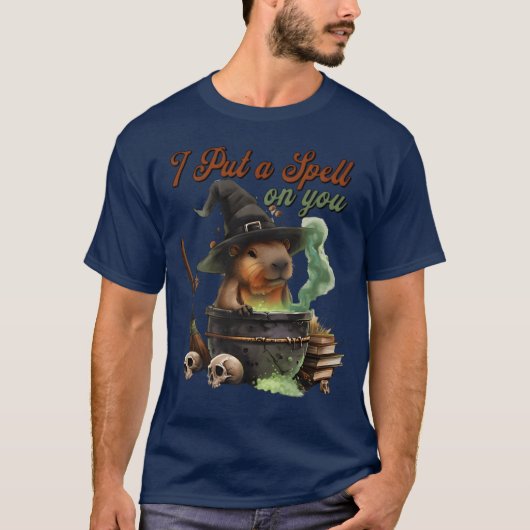 T-shirt Amis premium Halloween capybara (Devant)