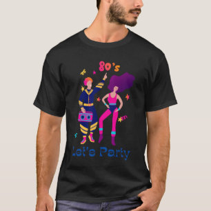 T-shirt Amis rétro colorés des années 80